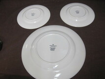 【B090】WEDGWOOD ウェッジウッド 3枚セット　SARAH'S GARDEN サラズガーデン　プレート　大皿（直径約27㎝）　ケーキ皿（直径約18㎝）_画像8