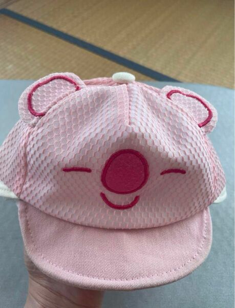 ベビーギャップ　赤ちゃん帽子　48㎝　コアラ 耳付き帽子 CAP キッズ 帽子 メッシュキャップ 子供