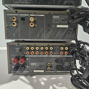 TEAC ティアック A-H300 PD-H300 MD-H300 T-H300 CD MD TUNER プリメインアンプ 4台セット システムコンポ 現状品の画像5