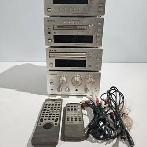 TEAC ティアック A-H300 PD-H300 MD-H300 T-H300 CD MD TUNER プリメインアンプ 4台セット システムコンポ 現状品の画像1