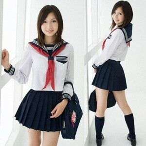 425 1 jpy start long sleeve white sailor suit 