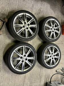 純正 130系 ヴィッツ RS タイヤホイールセット4本 165/50R16 75V 16×6J 4穴 PCD 100 +51 トヨタ 