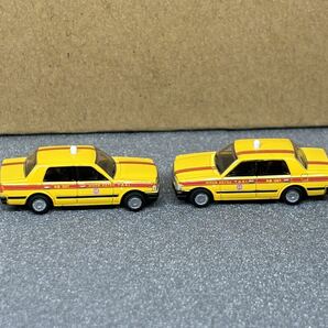トミーテック カーコレクション 日本交通 トヨタクラウンタクシー 2台 W103の画像4