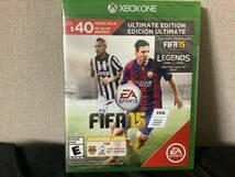 並行輸入　fifa15 ultimate edition x box one 未使用 品未開封_画像1