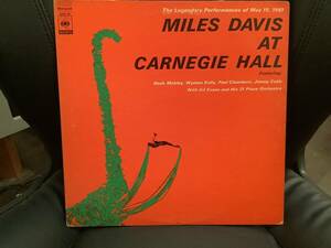 MILES DAVIS AT CARNEGIE HALL 国内盤LP