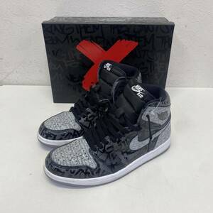 AIR JORDAN 1 RETRO HIGH OG "REBELLIONAIRE" 555088-036 （ブラック/ホワイト/パーティクルグレー）