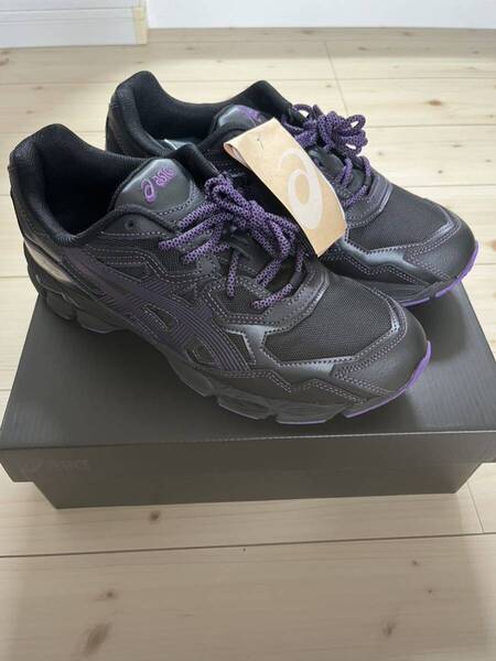 送料無料 NEEDLES Asics Gel-NYC Black/Purple 27.5cm アシックス ニードルス