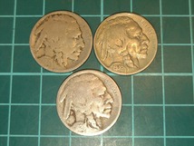 【1円スタート】アメリカ合衆国　旧5セント硬貨　Five Cents　米国　古銭　バッファローニッケル　インディアンヘッド　コンチョ おまとめ_画像2