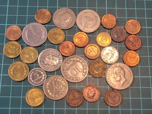 【1円スタート】エルサルバドル共和国　エルサルバドルコロン硬貨　おまとめ