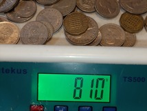 【1円スタート】イギリス　英国　シリング硬貨　おまとめ　約0.8㎏　ＵＫ_画像6