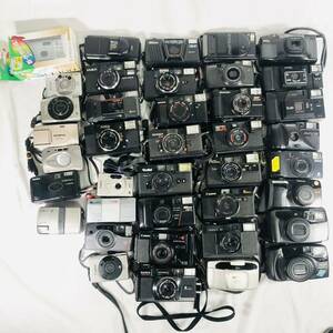1 jpy start film camera 39 piece set sale operation not yet verification CANON MINOLTA RICOH OLYMPUS NIKON KONICA