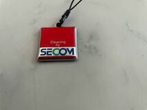新品　SECOM セコム　携帯クリーナー　ストラップ　ノベルティ　非売品_画像2