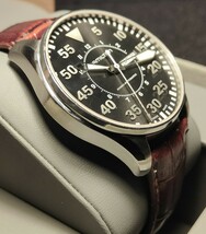 送料無料 46mm 大型ケース Hamilton khaki Pilot Day Date Auto ハミルトン カーキ パイロット 自動巻き ジャズマスター Jazzmaster 腕時計_画像6