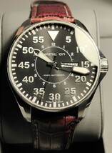 送料無料 46mm 大型ケース Hamilton khaki Pilot Day Date Auto ハミルトン カーキ パイロット 自動巻き ジャズマスター Jazzmaster 腕時計_画像4