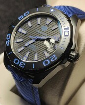 送料無料 美品 TAG Heuer Aquaracer Montre Calibre 5 Automatic タグホイヤー アクアレーサー 300m防水 自動巻き 腕時計 Carrera カレラ　_画像1