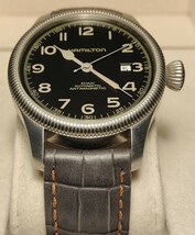 送料無料 ハリソン・フォード 限定モデル ハミルトン hamilton KHAKI Field Automatic ジャズマスター カーキ 腕時計 Jazzmaster 自動巻き_画像3