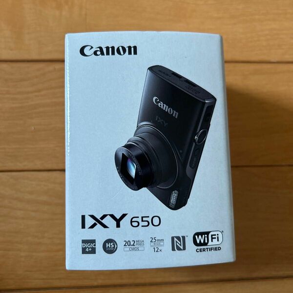 新品未使用　Canon コンパクトデジタルカメラ IXY 650 シルバー