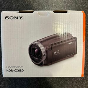 展示品　SONY ビデオカメラ Handycam HDR-CX680 ホワイト　