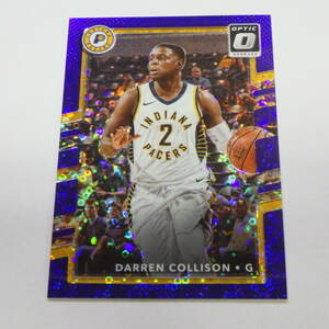 NBA カード DARREN COLLISON・G DONRUSS OPTIC NO.60 INDIANA PACERS 2017-18 PANINI ダレン・コリソン 059/155