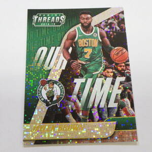 NBA カード JAYLEN BROWN BOSTON CELTICS THREADS NO.9 2018-19 PANINI ジェイレン・ブラウン