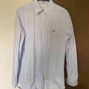 長袖 長袖シャツ シャツ ブルーカッターシャツ ラコステカッターシャツ