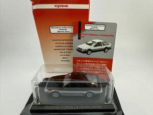 1/64 京商 サンクス　トヨタ　カローラ　レビン　AE86 黒　ブラック