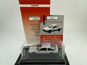 1/64 京商 サンクス　トヨタ　スプリンター　トレノ　AE86 銀　シルバー