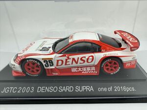 1/43 エブロ　トヨタ　DENSO SARD スープラ　#39 JGTC 2003