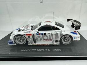 1/43 エブロ　レクサス　モービル1 SC430 スーパーGT 2006