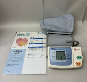 [MMY-3430AR]1 jpy ~[ secondhand goods ]omron Omron digital automatic hemadynamometer HEM-762faji. health appliances Intelli sense health care beauty 