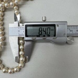 【MMY3409KK】１円スタート MAJORICA マジョリカ パール ネックレス 約:150cm パール約8mm 玉 イヤリング 真珠 アクセサリーの画像5