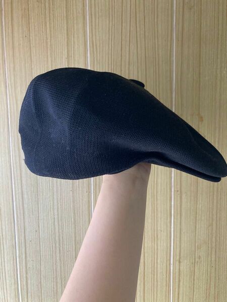 帽子 黒 ベレー帽 ハンチング ブラック　カンゴール