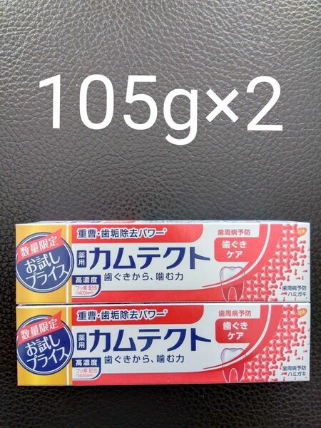 薬用カムテクト 歯ぐきケア 105g×2 数量限定 グラクソ・スミスクライン