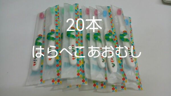 歯科医院専用歯ブラシ　子供用はらぺこあおむし　20本セット　