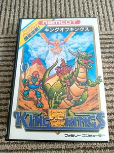 [ б/у товар среднего качества * с коробкой * работоспособность не проверялась ] Famicom soft Namco King ob King snamco retro игра 