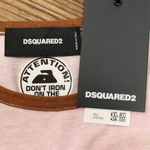 ②先着送料無料▲DSQUARED2/XSサイズ/ロゴ Tシャツ イタリア製 インポート ディースクエアード 新品/タグ付・定価28,000円▲75％