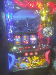  pachinko slot machine apparatus Sanyo 5 serial number Saint Seiya sea ...KH coin un- necessary machine attaching less -step volume home use power supply slot door key setting key attaching 