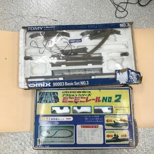 5-6■TOMIX トミックス 90003 ベーシックセット No.3 鉄道模型 Nゲージ バンダイ アクションシリーズ ミニミニレールNo.2 不揃い 現状品