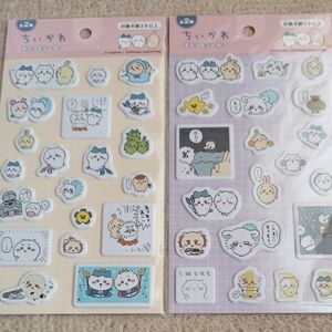 ★専用商品★ちいかわ×キャンドゥ新商品　ちいかわ　ぷくっとシール　全２種コンプリートセット　新品未開封品　