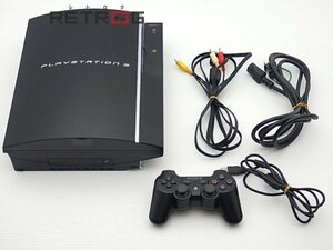 PlayStation3本体 60GB（CECHA00/クリアブラック） PS2ソフト動作未確認 PS3