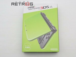 Newニンテンドー3DS LL本体（RED-001/ライム×ブラック） ニンテンドー3DS