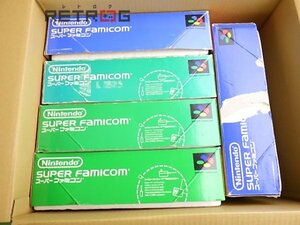 [ Junk ]SFC Super Famicom box attaching body only set 5 pcs Super Famicom SFC Hsu fami