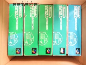 [ Junk ]SFC Super Famicom box attaching body only set 5 pcs Super Famicom SFC Hsu fami