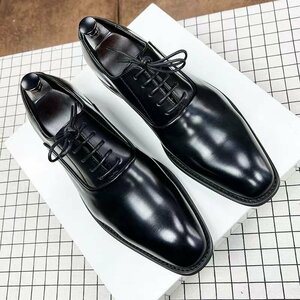 1 jpy start * high class original leather business shoes formal shoes ceremonial occasions gentleman for cow leather business shoes inside feather size selection possibility 25.5cm black color 