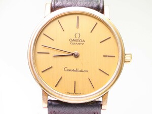 ■♪価格高騰！ 資産価値! 稼働 電池新品 メンズ ビンテージ 高級超レア！ OMEGA オメガConstellation コンステレーション QUATZ クオーツ