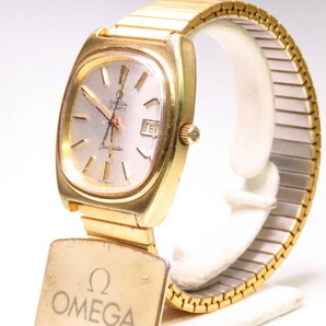 ■♪価格高騰!資産価値！稼働電池新品メンズビンテージ高級超レア！ OMEGA オメガ Seamaster シーマスターデート クオーツの画像4