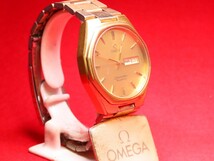 ■♪価格高騰!資産価値！稼働電池新品メンズビンテージ高級超レア！ OMEGA オメガ Seamasterシーマスターデイデートクオーツフルオリジナル_画像3