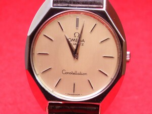 #! price sudden rise! property price! operation battery new goods men's Vintage high class super-rare! OMEGA Omega Constellation Constellation QUATZ quarts 