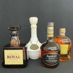 国産 高級ウイスキー SUNTORY サントリー・NIKKA ニッカ 4本おまとめ 未開栓 古酒 ジャパニーズ ウイスキー