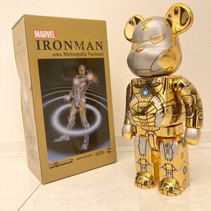 ベアブリック BE@RBRICK 400% アベンジャーズ アイアンマン 金